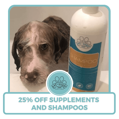 25 percent off supplements and shampoos